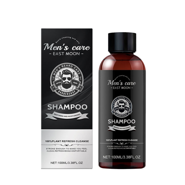 EAST MOON Beard Wash with Argan & Jojoba – 100mL Shampoo — beard wash & shampoo collection