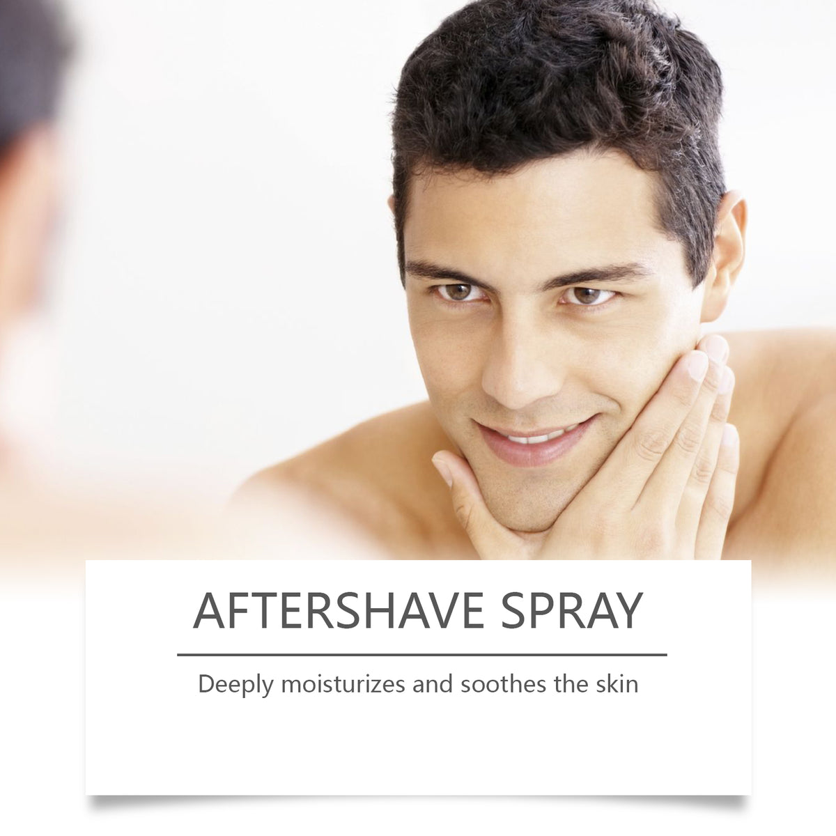 EAST MOON Aftershave Spray — moisturizing care illustration