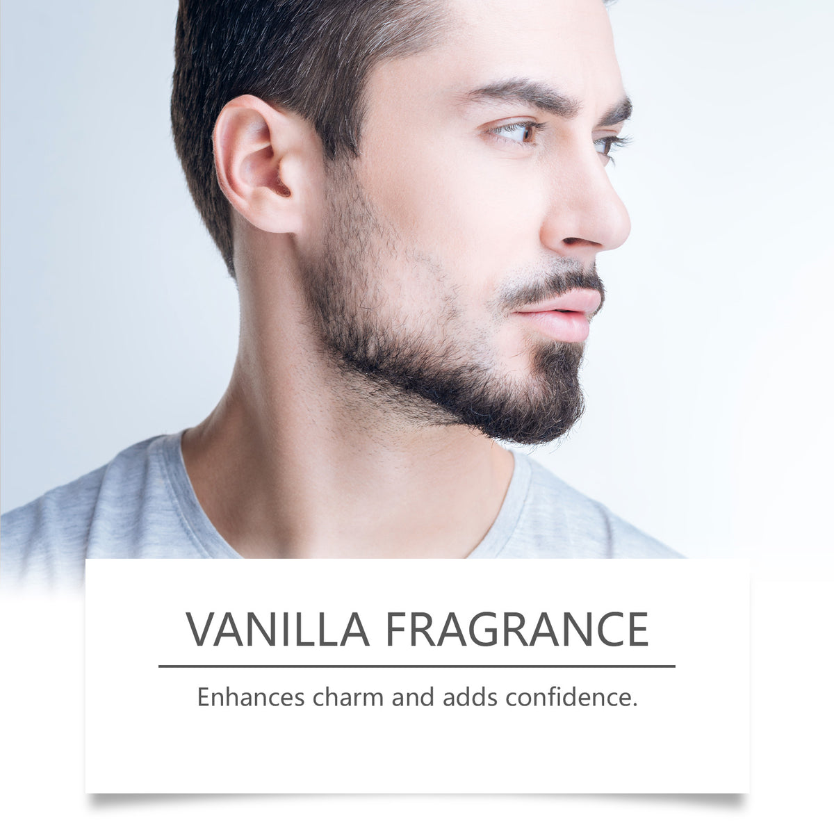 EAST MOON Spiced Vanilla Beard Balm — product and grooming presentation