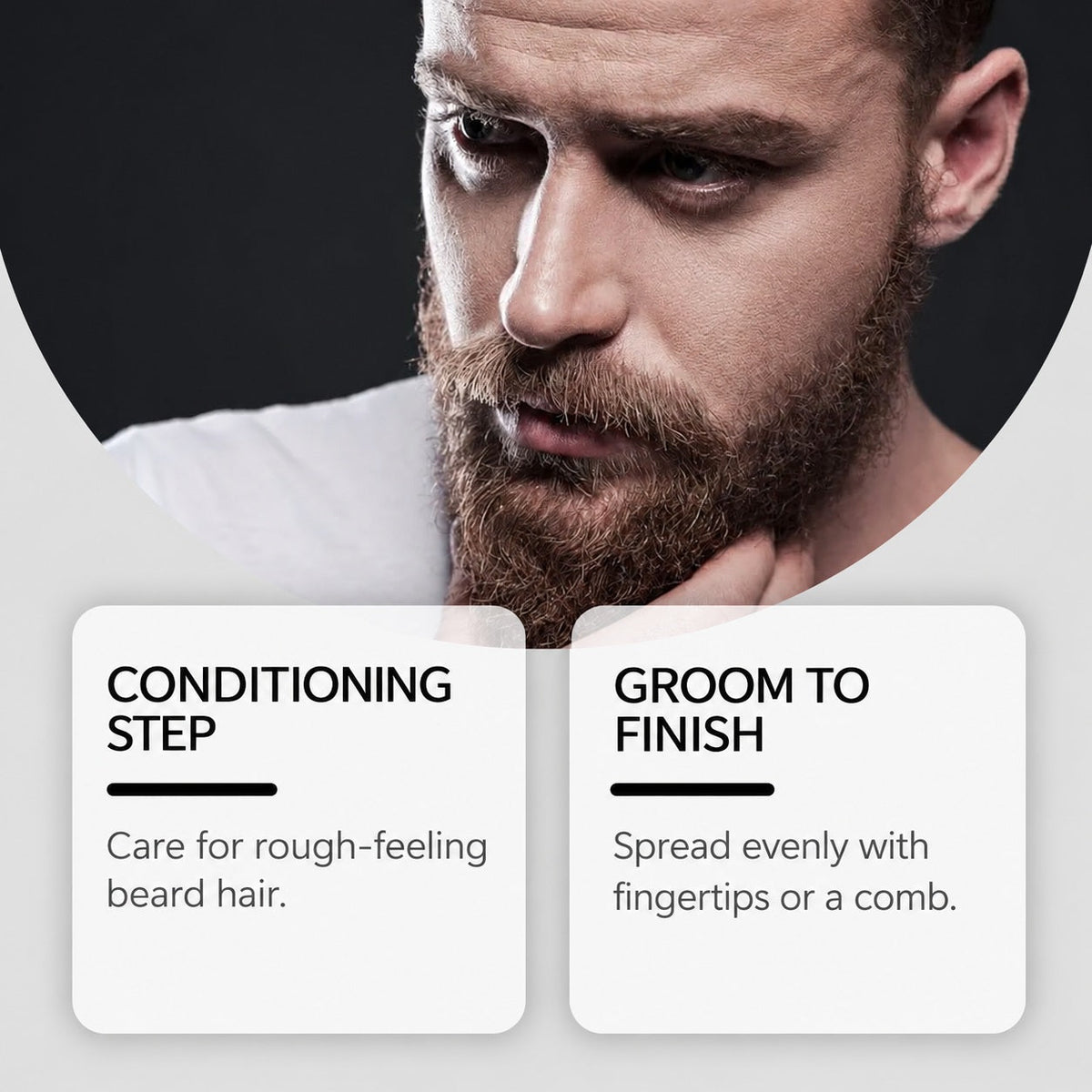 EAST MOON Beard Balm with Argan & Maca — conditioning and grooming
