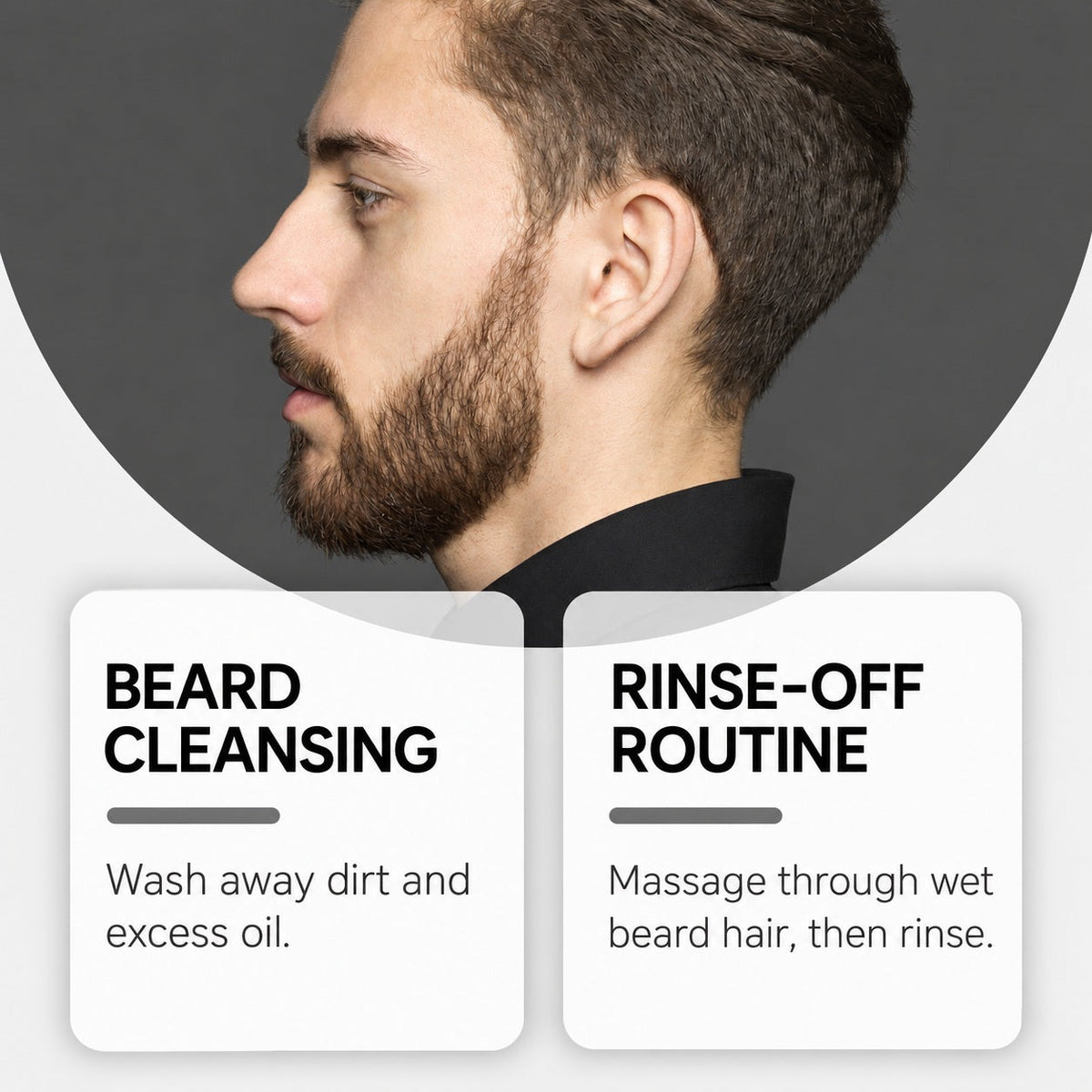 EAST MOON Argan Beard Wash — beard cleansing and rinse-off care