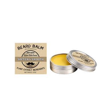 EAST MOON Beard Styling Balm with Beeswax & Shea — ingredient panel