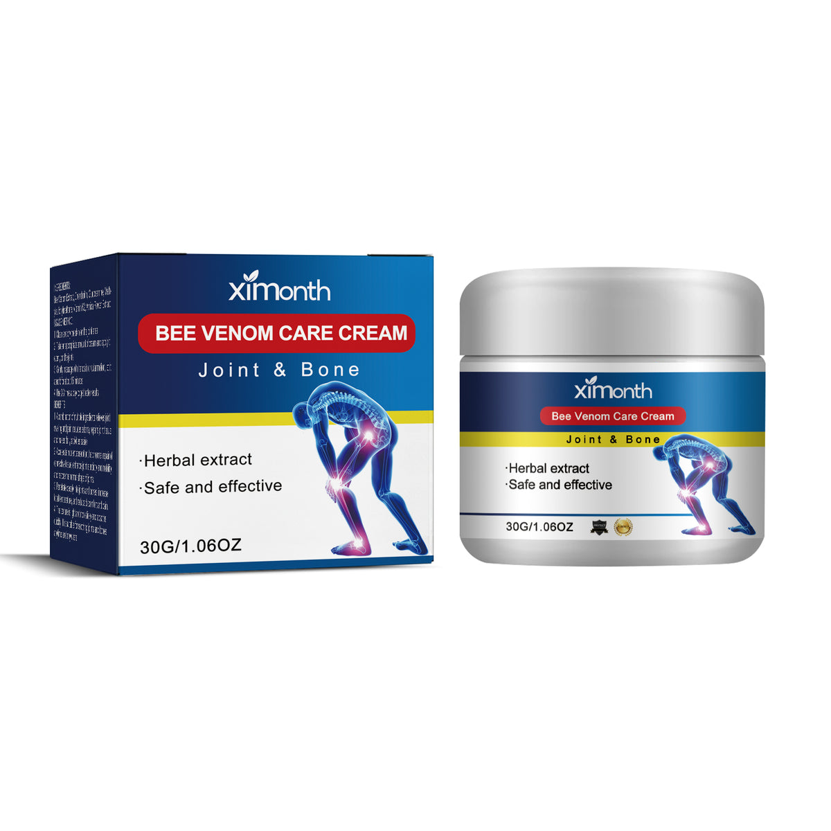 Ximonth Bee Venom Joint Care Ointment Relieves Muscle Soreness And Bone Pain In Hands, Feet, Shoulders, Neck And Lumbar Vertebrae