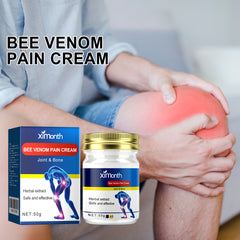 Ximonth Bee Venom Joint Care Cream Relieves Pain And Soreness In The Lumbar Vertebrae, Knees, Tendons And Bones. Joint Care Cream