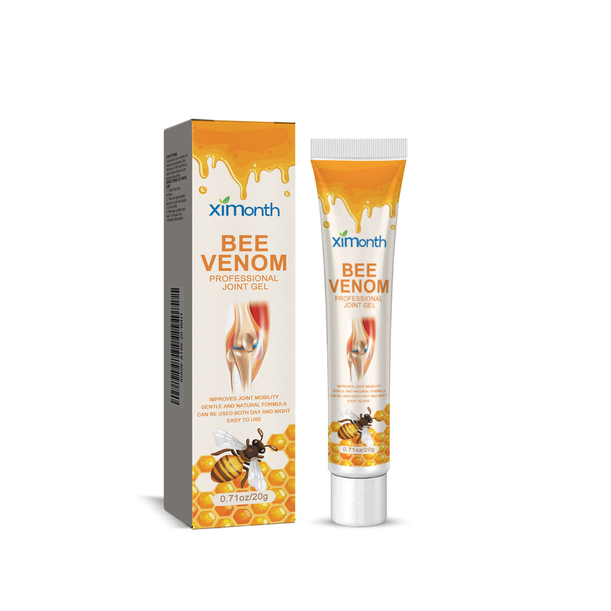 Ximonth Bee Venom Joint Care Cream, Lumbar Spine, Finger Joints And Leg Massage Treatment To Relieve Joint Pain