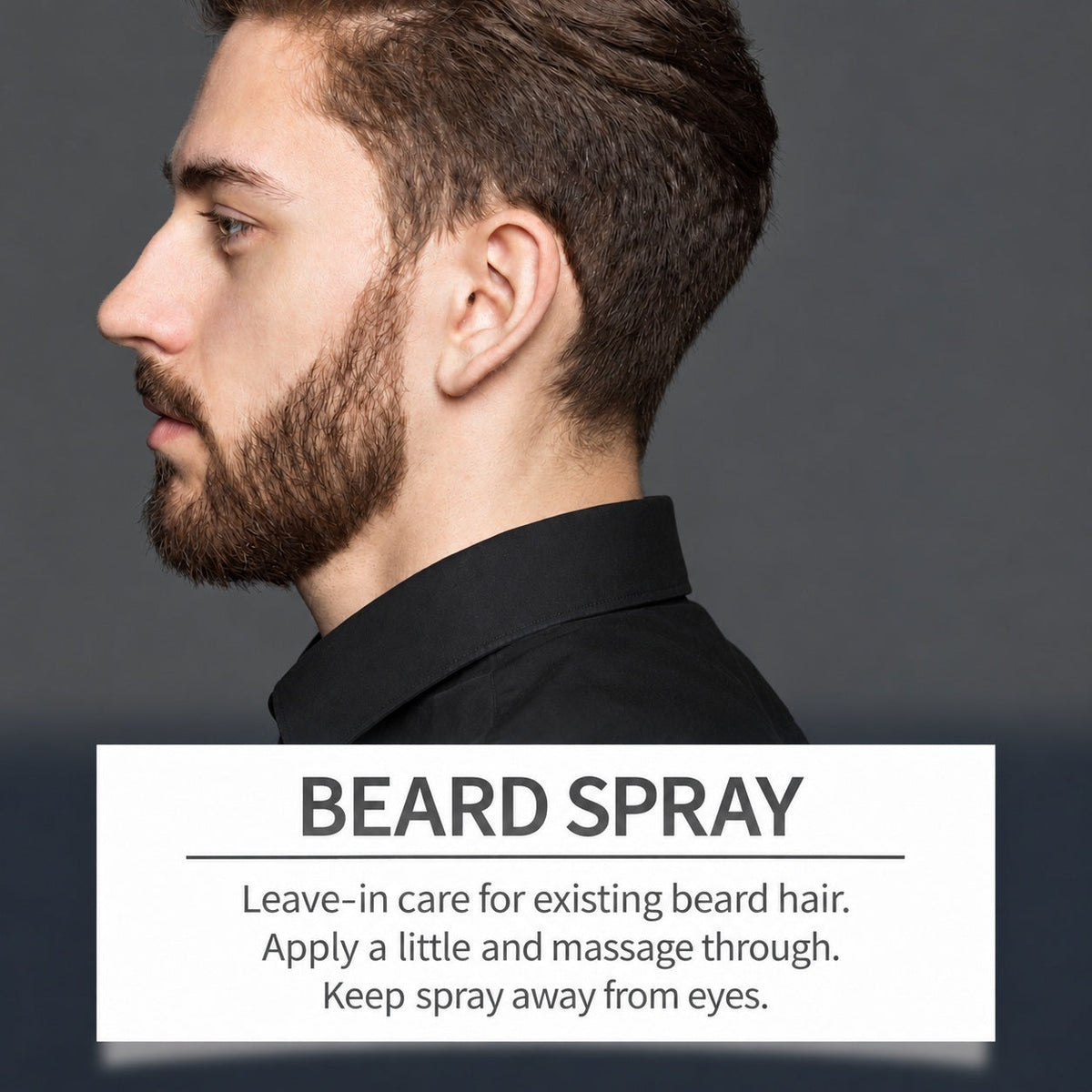 EAST MOON Beard Spray — beard spray conditioning routine