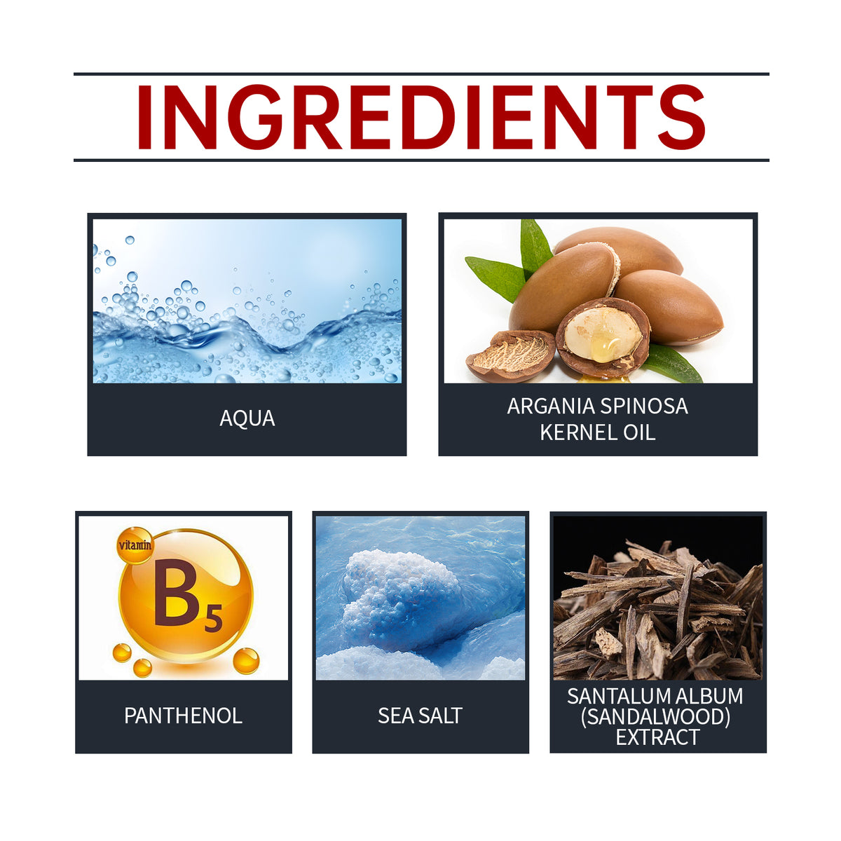 EAST MOON Foaming Beard Wash — ingredient panel