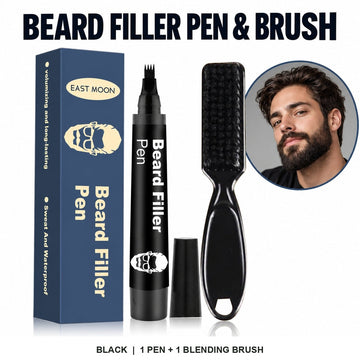 EAST MOON Black Beard Filler Pen & Brush — pen and brush set