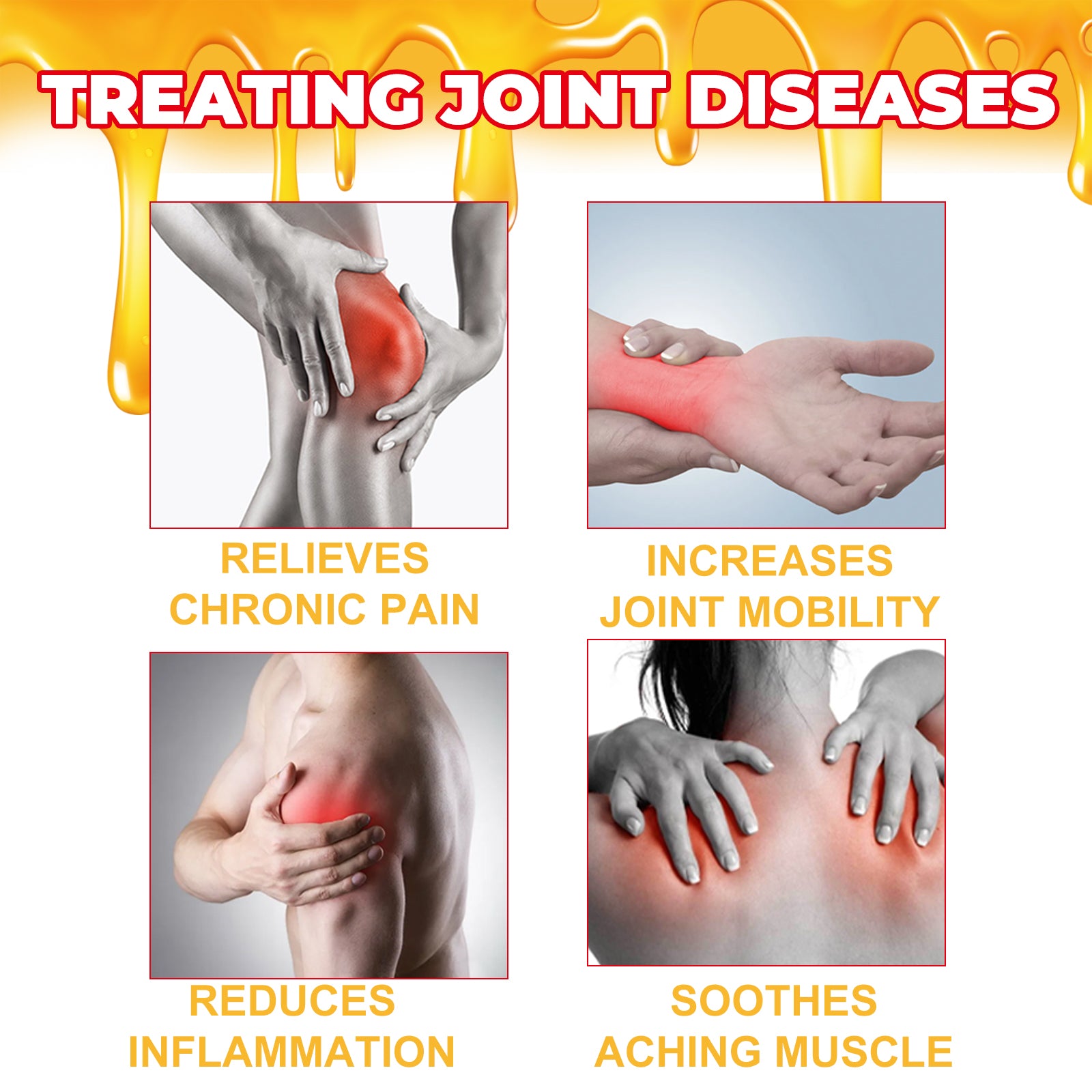 Ximonth Bee Venom Joint Care Cream Relieves Knee Joint Pain And Discomfort By Massaging Body Joint Care Cream