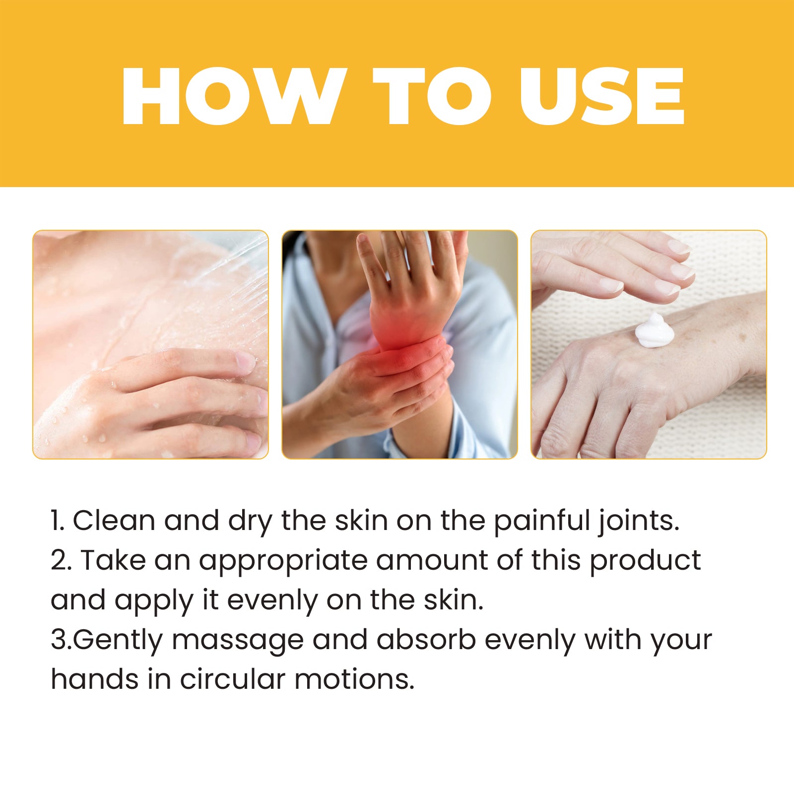 Ximonth Bee Venom Joint Care Cream Relieves Knee Joint Pain And Discomfort By Massaging Body Joint Care Cream
