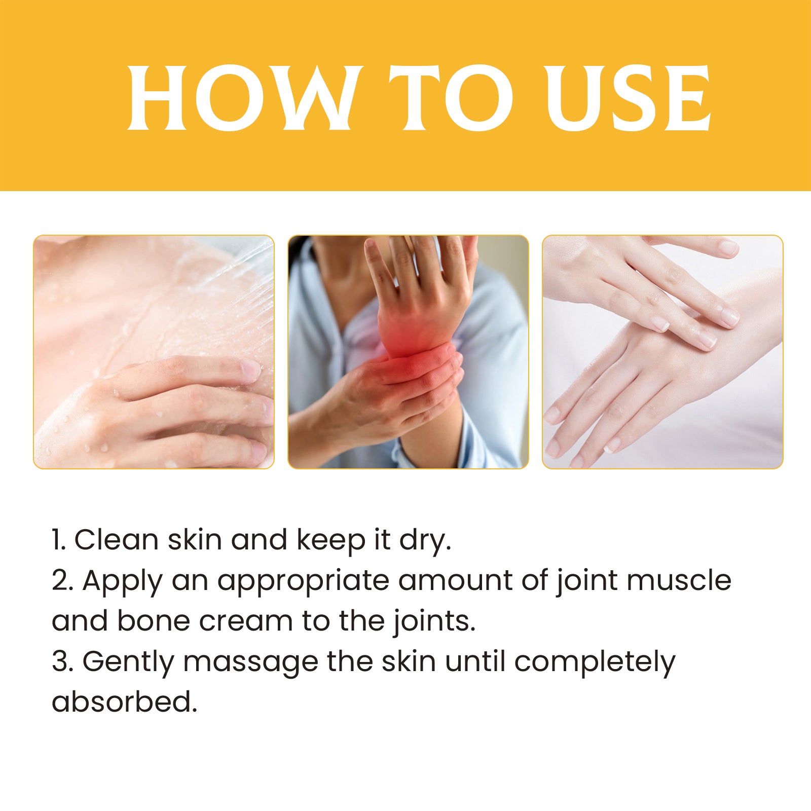 Ximonth Bee Venom Joint Care Cream, Relieving Joint Muscle Soreness And Body Discomfort Care Massage Cream
